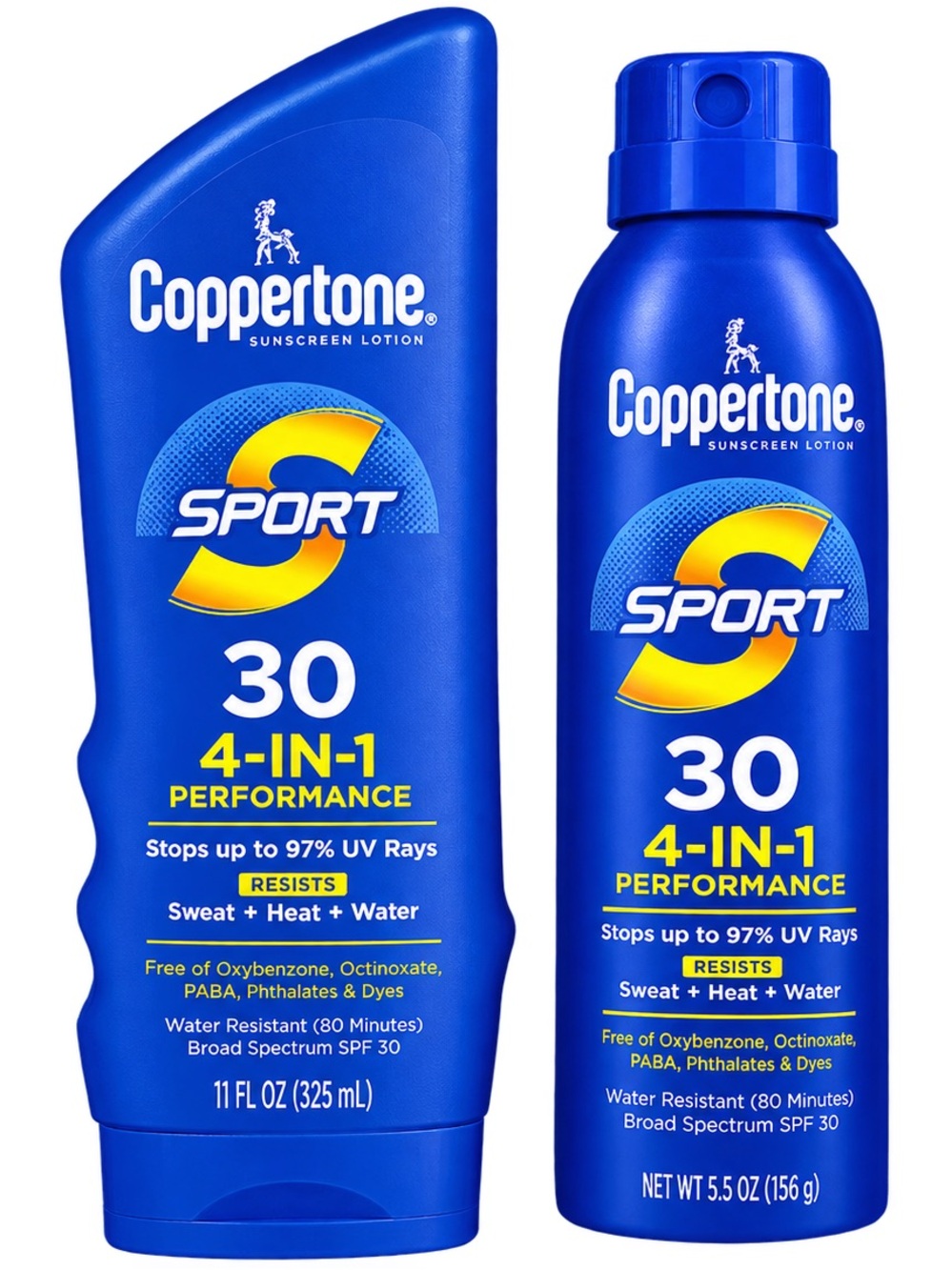 Sport SPF 30 4-in-1 Performance Sunscreen Lotion - Blue